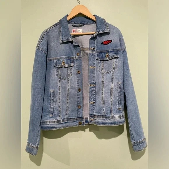 Take Pride New York 1969 Stonewall Riots Blue Denim Jacket Unisex Size Small - Picture 2 of 4